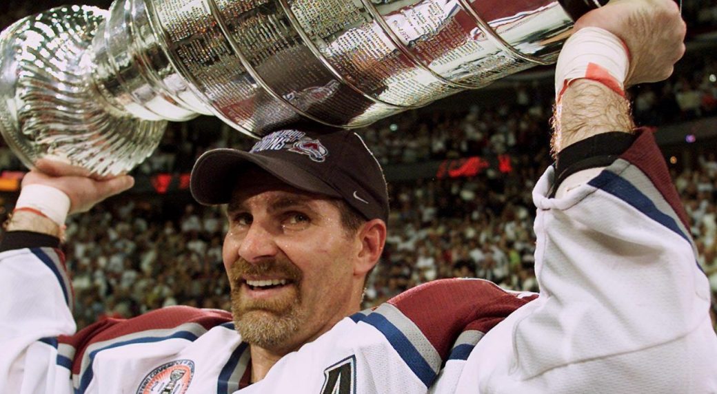 Maillot Vintage Ray Bourque #77 Colorado Avalanche 2001 Stanley Cup - Taille XL - Occasion